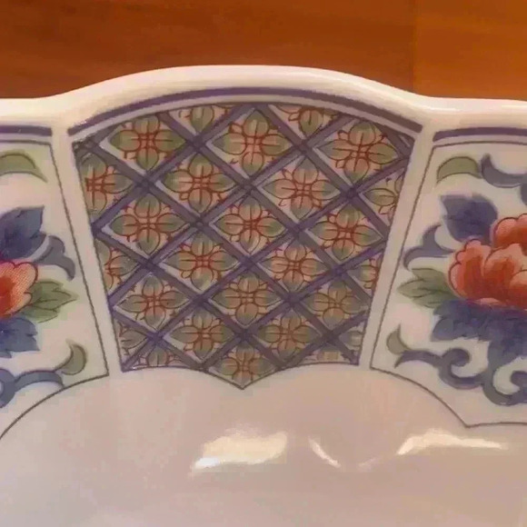 Amari Decorative Bowl Japan Asian Decor Flower Cart - Picture 4 of 7